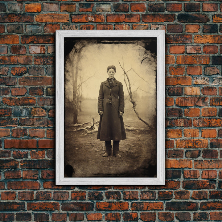 Vintage Print, Victorian Wall Art, Antique Photograph, Canvas Print, Wall Art, Vertical Print, Vintage Wall Art, Gaming Wall Decor, RV Decor