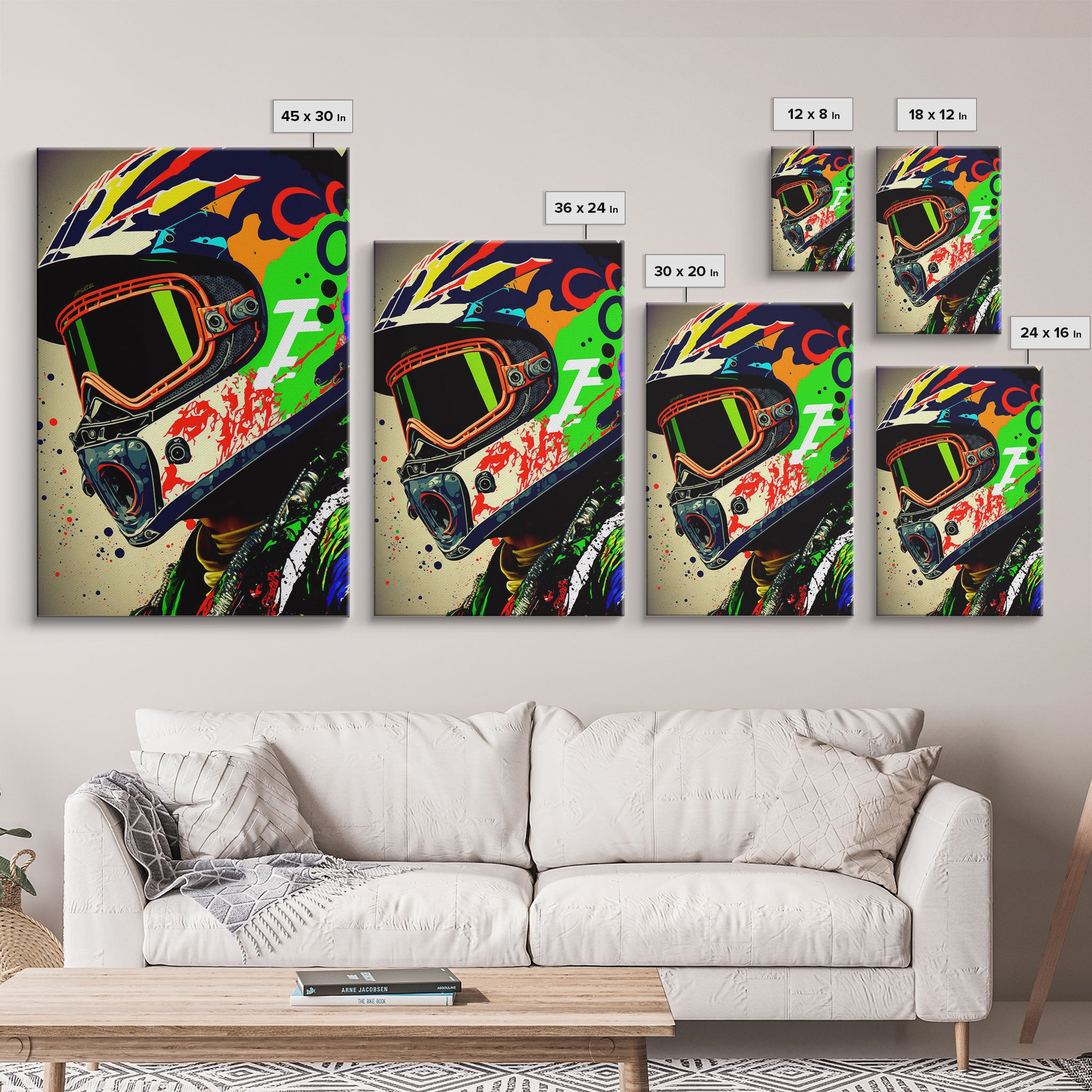 Motorcycle wall art framed print, Motorcycle poster print, MotoGP art, Motorcycle gifts, Motorcycle gift, Biker gift ready to hang print