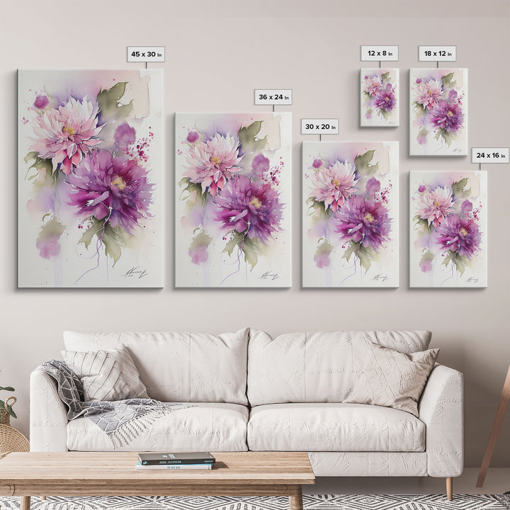 Vintage Style Framed Canvas Art, Vintage Floral Print, Vintage White Roses Painting, Still Life Botanical Farmhouse print, Flower Art