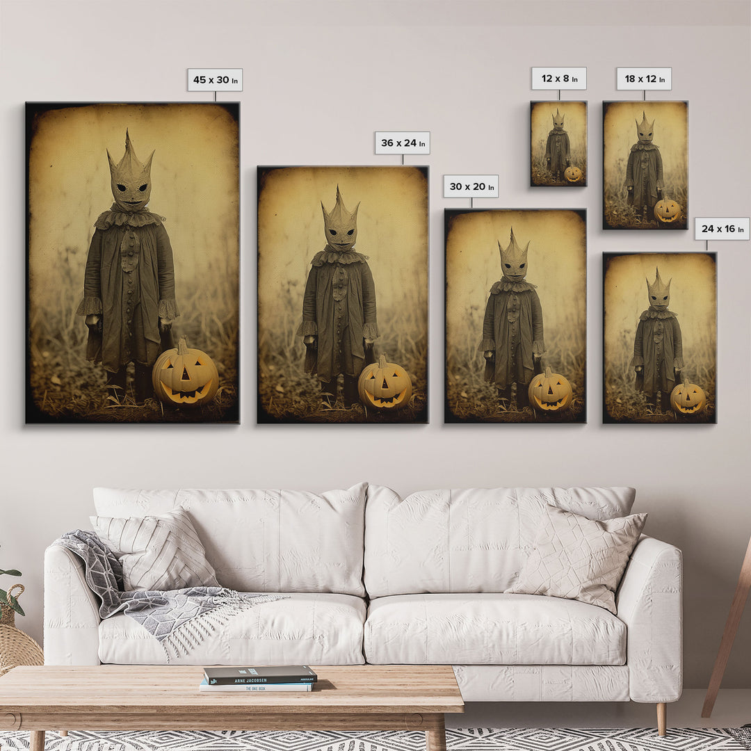 Halloween Wall Decor, Gothic Wall Decor, Creepy Wall Art, Spooky Art Print, Canvas Print, Wall Art, Vertical Print, Home Decor, Wall Decor