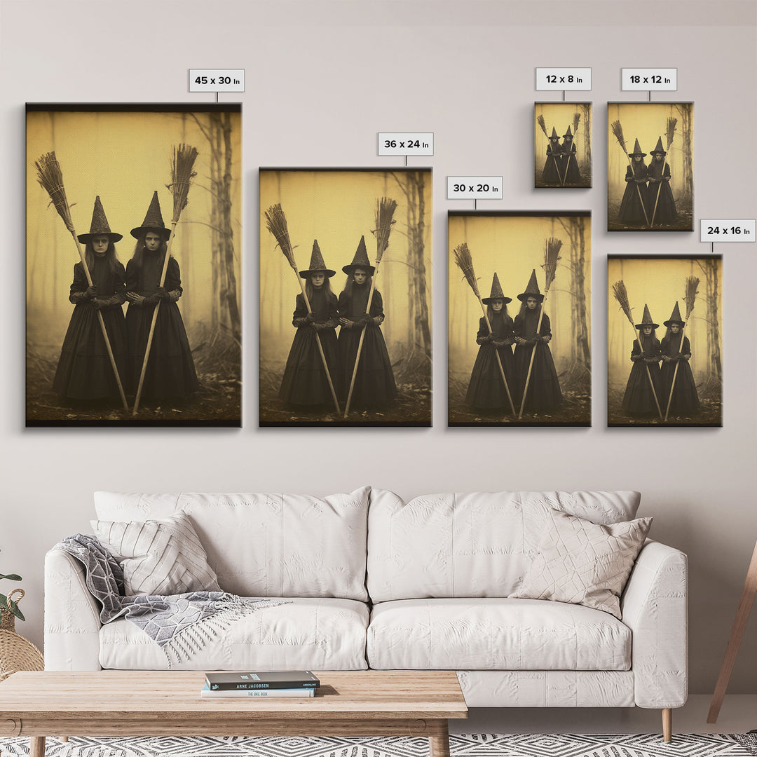 Occult Art, Witch Wall Art, Creepy Wall Art, Halloween Wall Art, Horror Art, Canvas Print, Wall Art, Vertical Print, Home Decor, Wall Decor