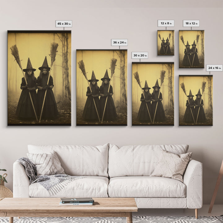 Occult Art, Witch Wall Art, Creepy Wall Art, Halloween Wall Art, Horror Art, Canvas Print, Wall Art, Vertical Print, Home Decor, Wall Decor