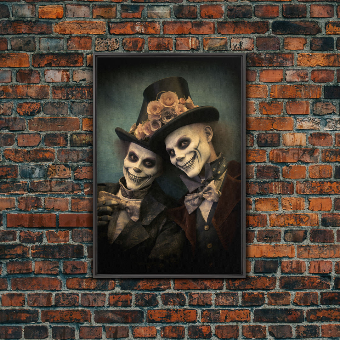 Dark Fantasy, Goth Wall Art, Gothic Wall Decor, Spooky Art, Creepy Wall Art, Canvas Print, Wall Art, Vertical Print, Home Decor, Room Decor