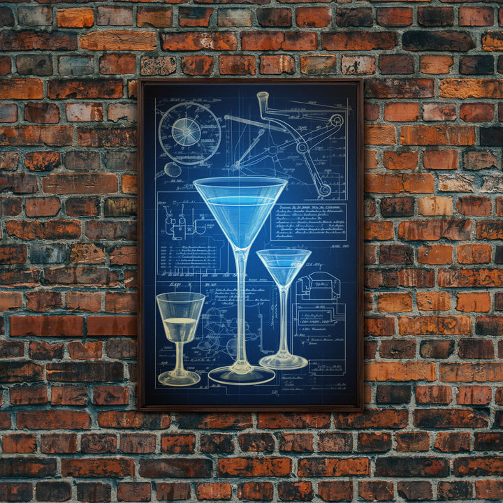 Cocktail Wall Art, Bar Cart Art, Watercolor Cocktail, Canvas Print, Wall Art, Vertical Art, College Dorm Decor, Best Friend Gifts, RV Decor