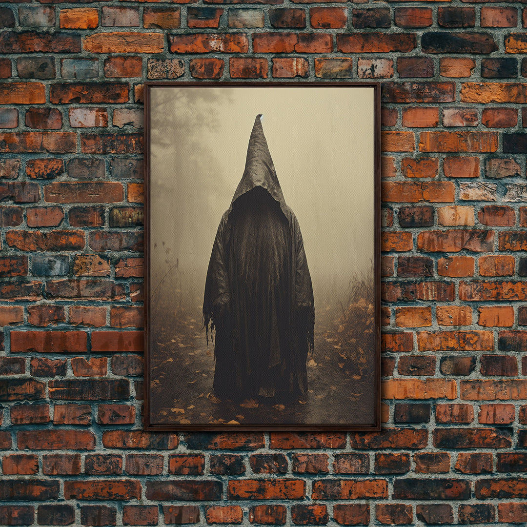 Horror Art Print, Dark Art Print, Witch Wall Decor, Gothic Wall Decor, Canvas Print, Wall Art, Vertical Print, Home Decor, Wall Decor