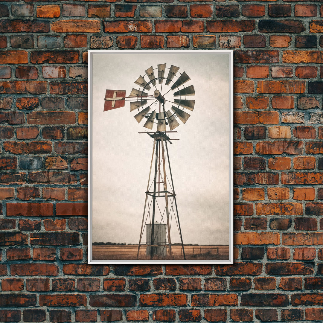 Rustic Windmill Drawing Rustic Farmhouse Home Decor, Windmill Photography Photo Print Art, Rus ...