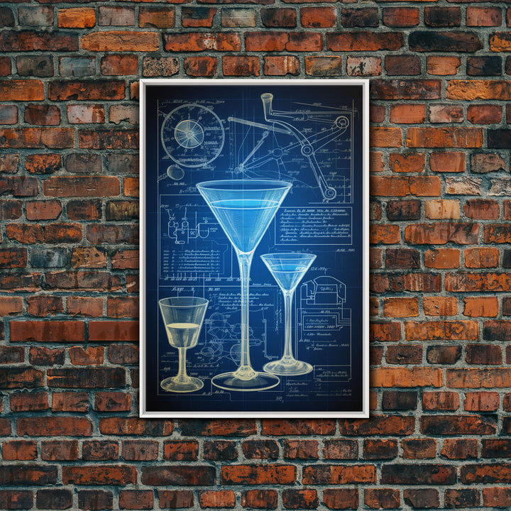Cocktail Wall Art, Bar Cart Art, Watercolor Cocktail, Canvas Print, Wall Art, Vertical Art, College Dorm Decor, Best Friend Gifts, RV Decor
