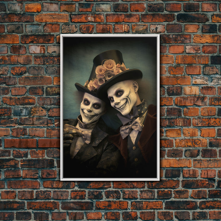 Dark Fantasy, Goth Wall Art, Gothic Wall Decor, Spooky Art, Creepy Wall Art, Canvas Print, Wall Art, Vertical Print, Home Decor, Room Decor