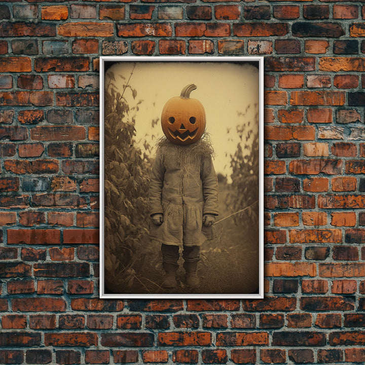 Halloween Wall Art, Spooky Art Print, Dark Art Print, Creepy Wall Art, Canvas Print, Wall Art, Vertical Print, Home Decor, Wall Decor