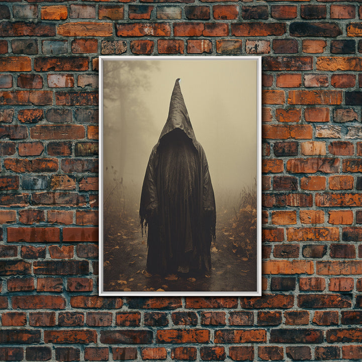 Horror Art Print, Dark Art Print, Witch Wall Decor, Gothic Wall Decor, Canvas Print, Wall Art, Vertical Print, Home Decor, Wall Decor