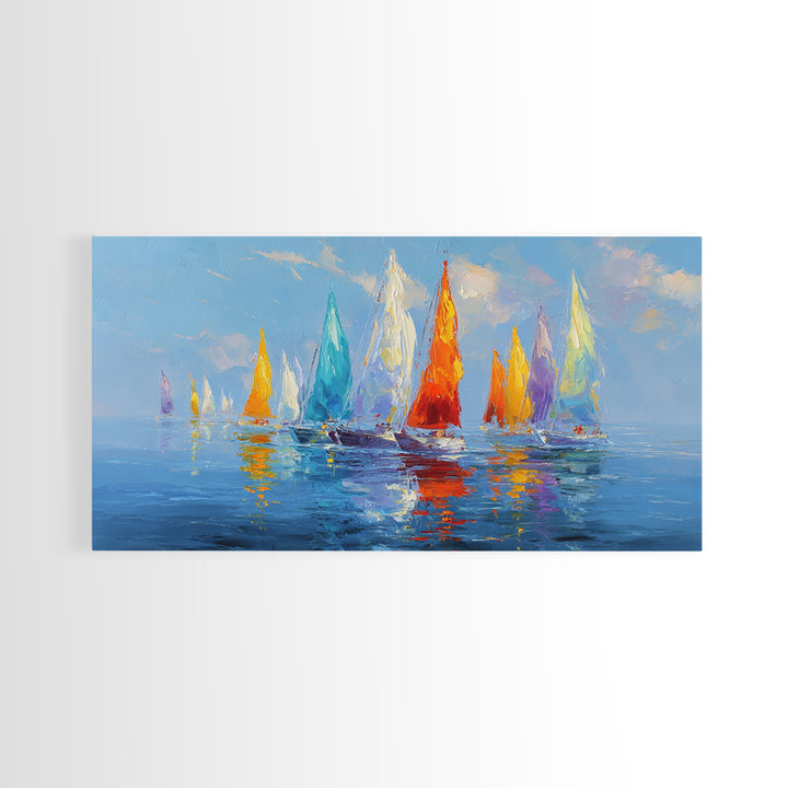 Surreal Vibrant Face In Landscape Creative Nature Wall Art Original Canvas Painting Modern Art Home Decor Gift