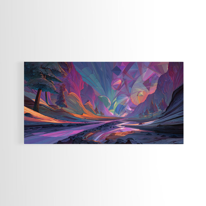 Detailed Underwater Fantasy Scene With Bright Coral Fish And Plants Vibrant Ocean Life Wall Art Canvas Print For Coastal Home Or Bathroom