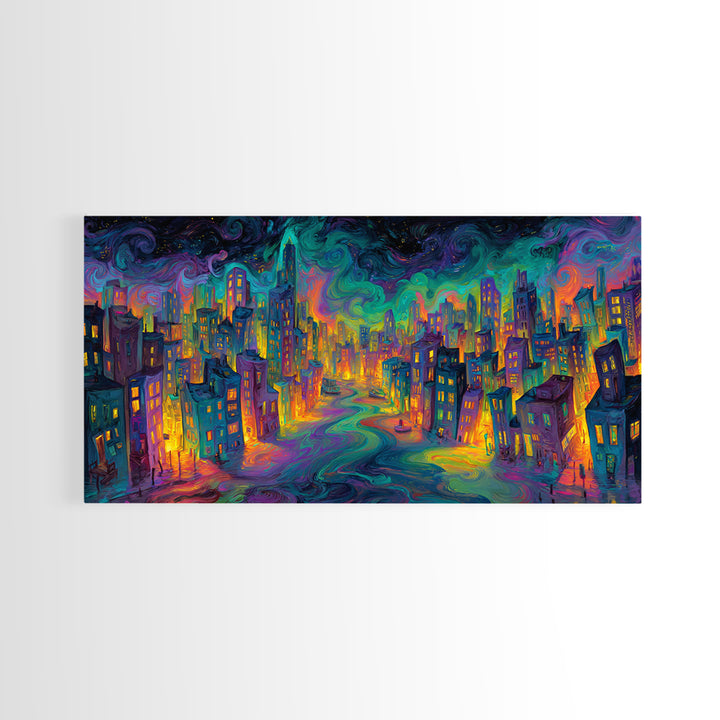 Golden Buddha Street Art Mural Framed Canvas Print Spiritual Wall Art Home Decor Contemporary Art Living Room Decor
