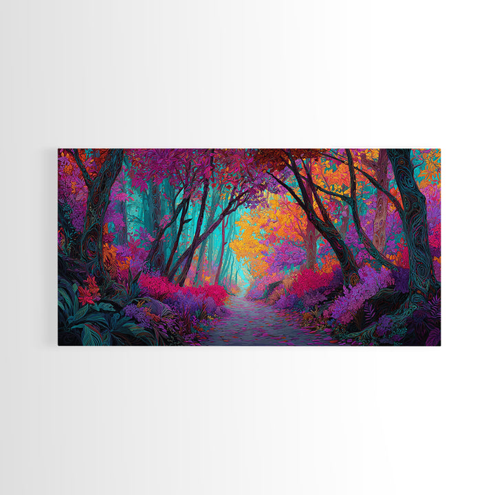 Quiet Desert Road Sunset Landscape Painting Large Wall Art Canvas Print Modern Rustic Home Decor Western Style