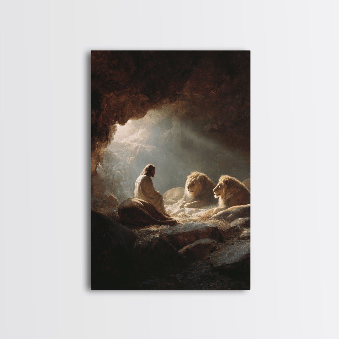 Epic Fantasy Knight Holding Sword Lightning Sky Dramatic Painting | Modern Canvas Print Wall Art For Home Decor Office