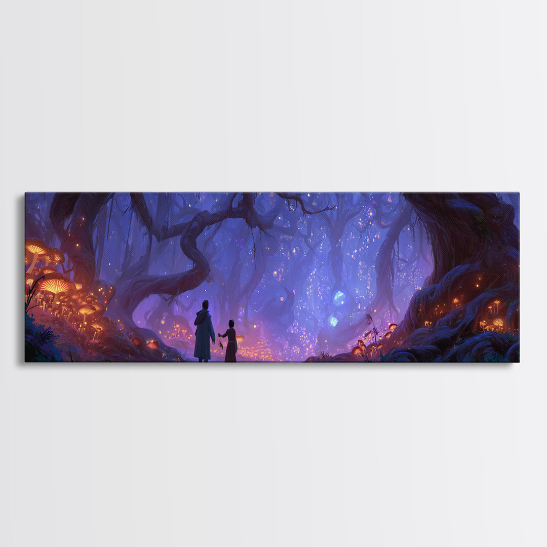 Subway Interior Vivid Street Art With Wolf Mural Framed Canvas Print Urban Wall Art For Modern Living Room Decor