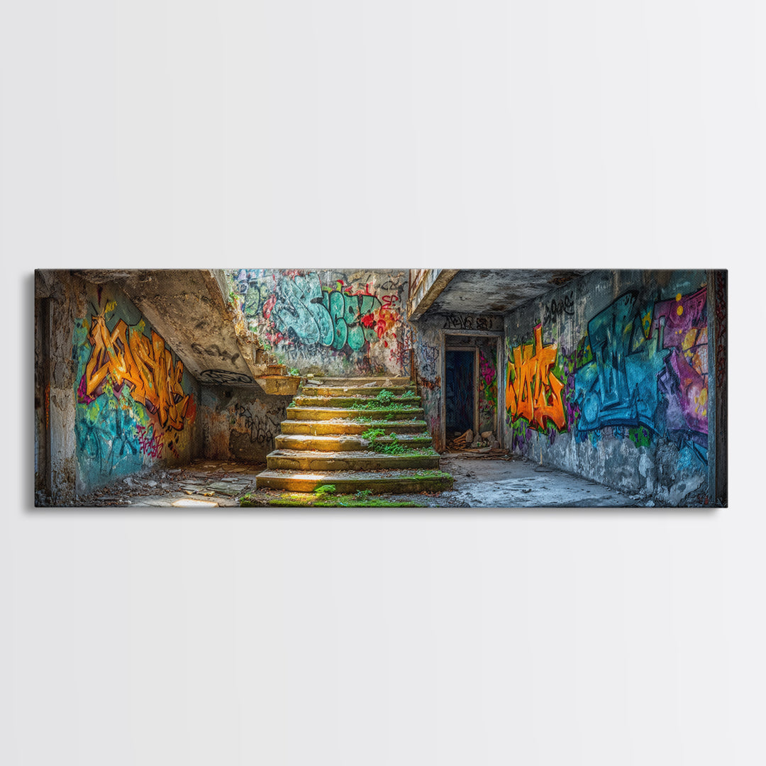 Dramatic Epic Fantasy Battle Scene Painting Wall Art Framed Canvas Print with Fiery Skies and Mythical Elements for Home Decor