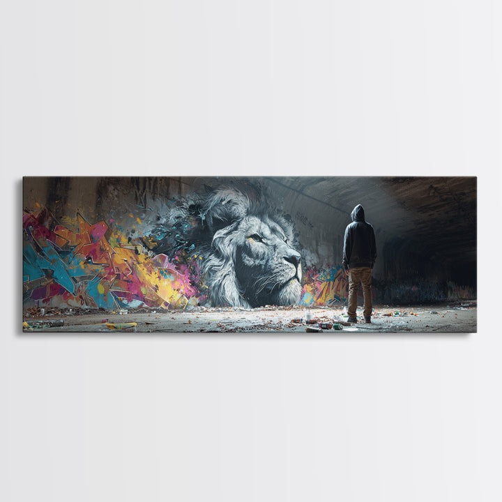 Biblical Moses Parting The Red Sea Epic Fantasy Wall Art Canvas Print Inspired By Legendary Story For Spiritual Home Decor And Office Art