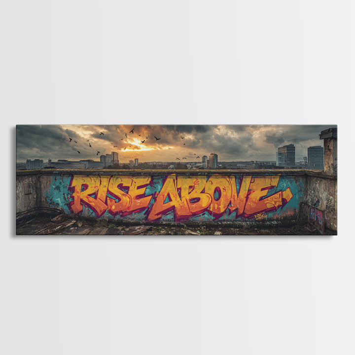 Urban Underground Subway Station Vibrant Tiger Mural Street Art Modern Wall Art Canvas Print For Home Decor