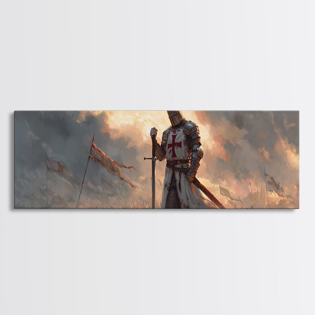 Peaceful Spiritual Study Room with Man and Child Reading Ancient Scrolls in Warm Natural Light Oil Painting Canvas Print