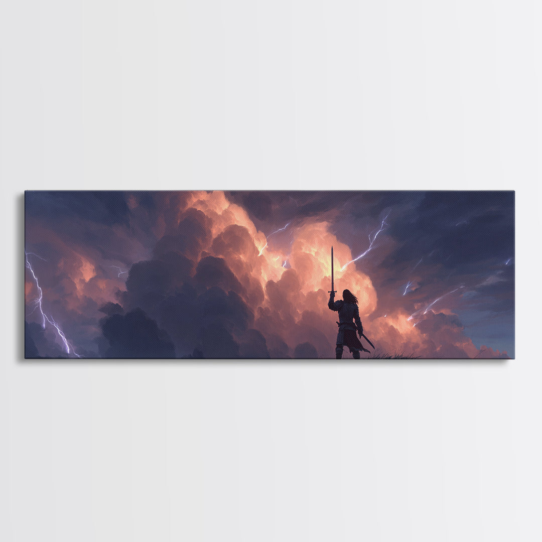 Panoramic Urban Graffiti Covered Stone Archway With Artistic Street Scene Framed Canvas Print