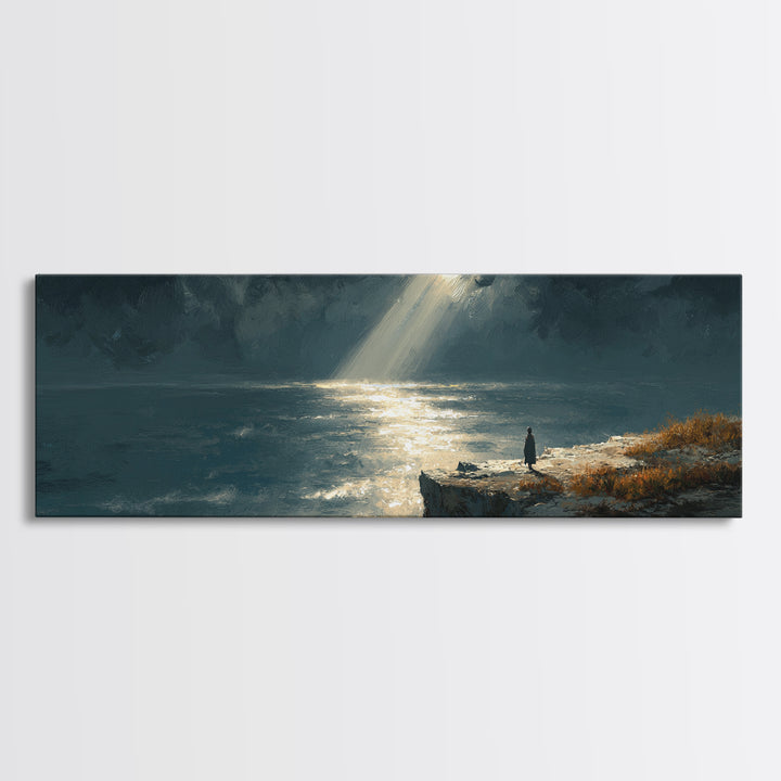 Panoramic City Street Alley With Bold Owl Mural Vibrant Urban Wall Art Painting Framed Canvas Print For Modern Apartment Or Office Decor