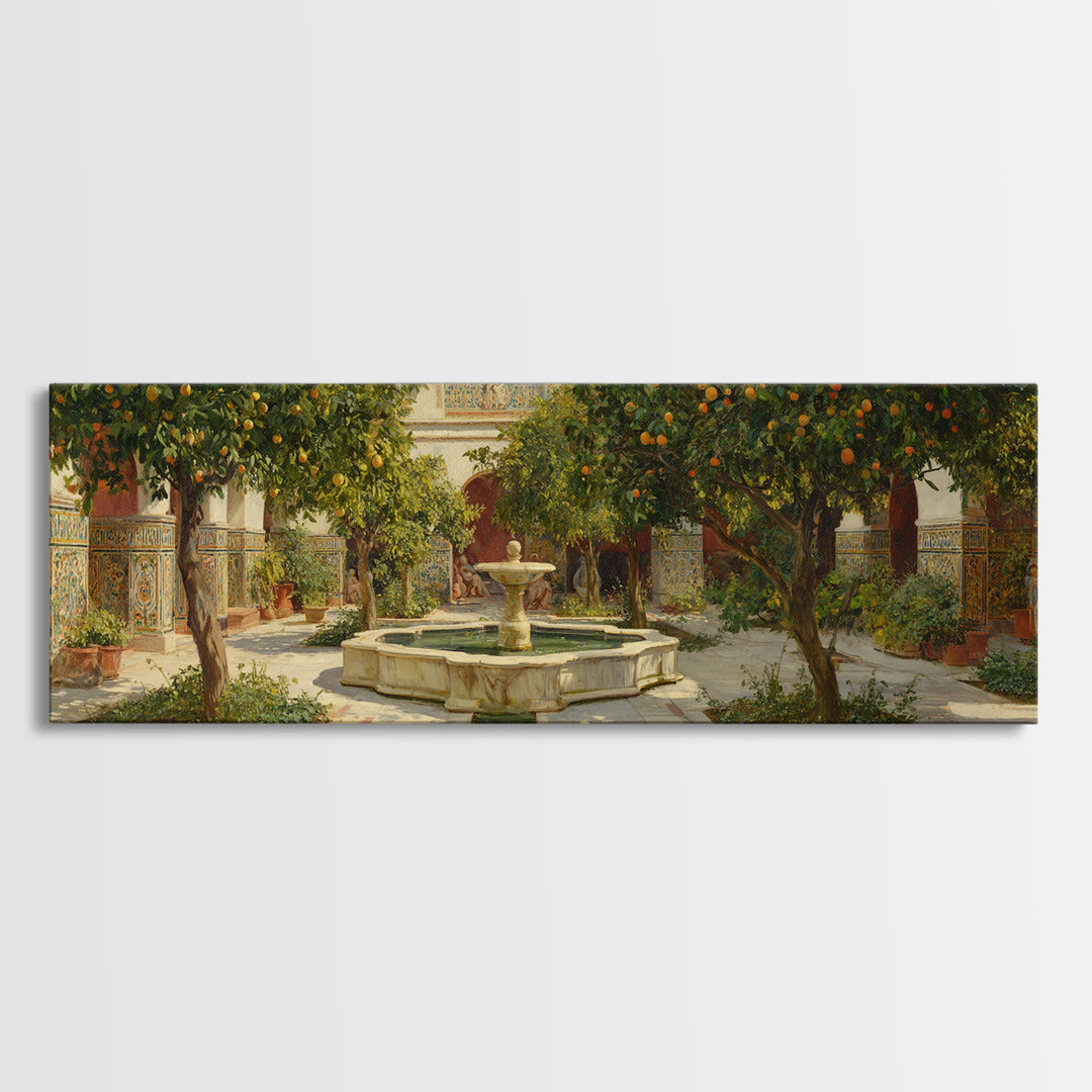 Classic European Cityscape With Modern Skyline And Glowing Lights At Dusk - Elegant Wall Art Framed Canvas Print For Living Room Decor
