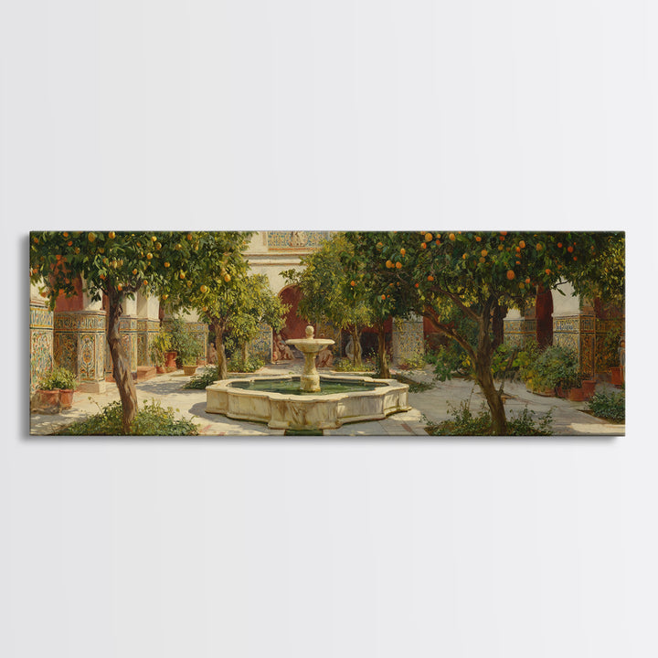 Classic European Cityscape With Modern Skyline And Glowing Lights At Dusk - Elegant Wall Art Framed Canvas Print For Living Room Decor