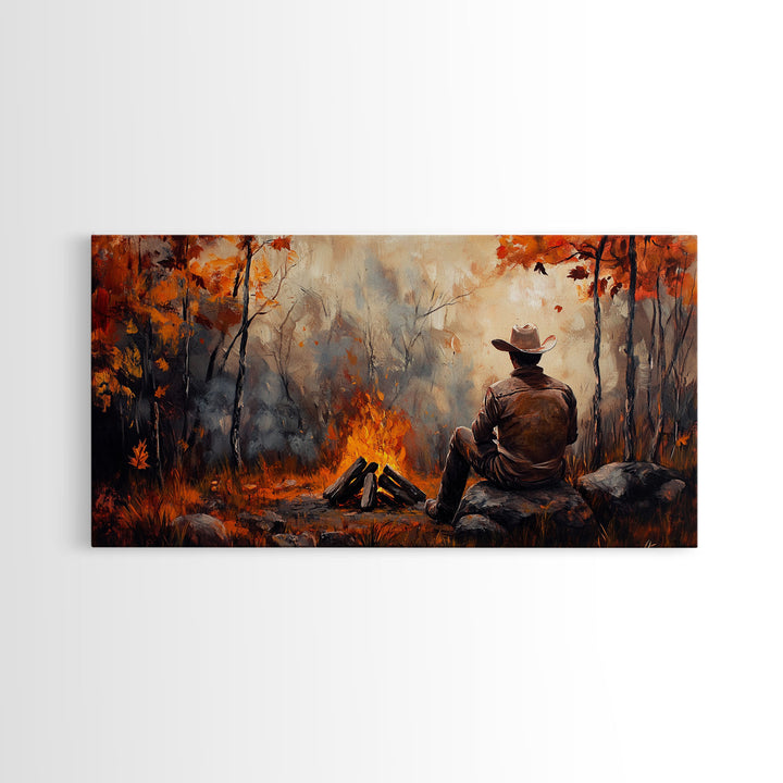 Retro winter-inspired Framed Canvas Print of a woman in a pink hat enjoying a cup of coffee background, perfect as unique vintage wall art