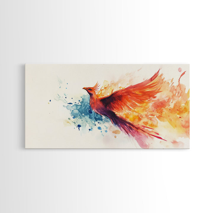 Phoenix In Flight - Canvas Print - Inspirational Wall Art