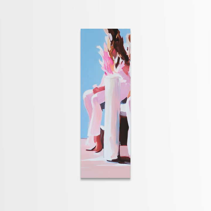 Contemporary Fashion, Artistic Pose, Abstract Detail, Canvas Print, Minimalist Art, Fashion Wall Decor, Chic Home Style, Modern Aesthetic