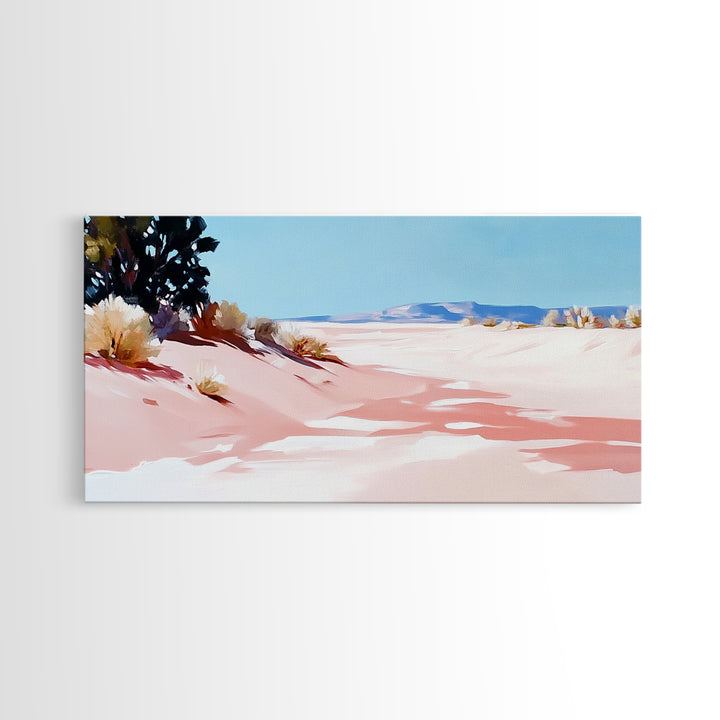 Desert Path, Serene Landscape, Southwest Art, Minimalist Nature Print, Living Room Wall Art, Earthy Aesthetic, Canvas Print, Home Decor