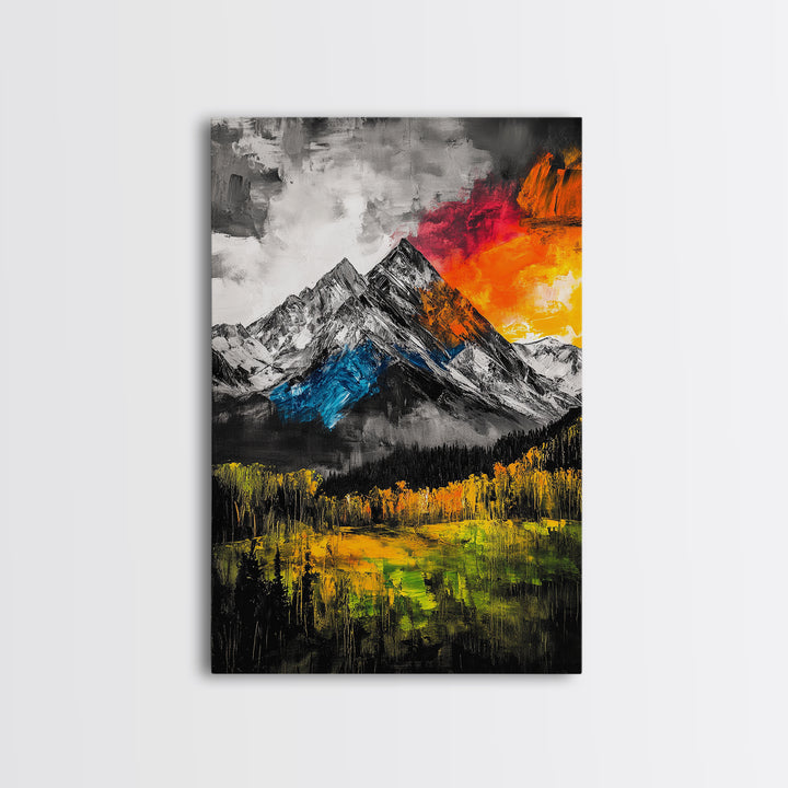 Abstract Ocean, Blue Waves, Coastal Art, Canvas Print, Beach Wall Decor, Modern Seascape, Minimalist Painting, Living Room Art