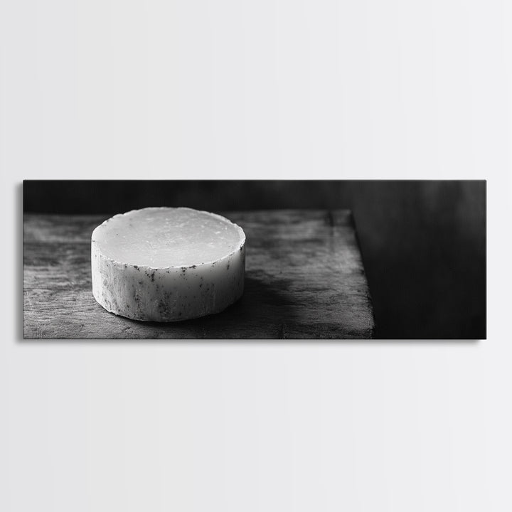 Artisan Soap, Rustic Table, Handmade Bath, Canvas Print, Kitchen Wall Art, Farmhouse Decor, Minimalist Bathroom Photography