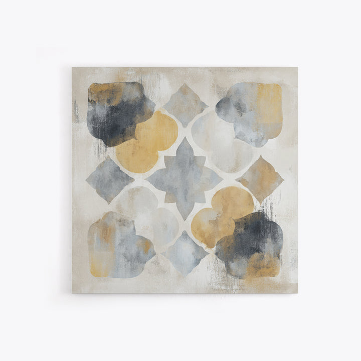 Japandi Ink Shapes Framed Canvas Print, Above Bed Art, Boho Wall Decor, Bedroom Decor, Fine Art, Serenity, Fine Art Print, ABA-1x1-42