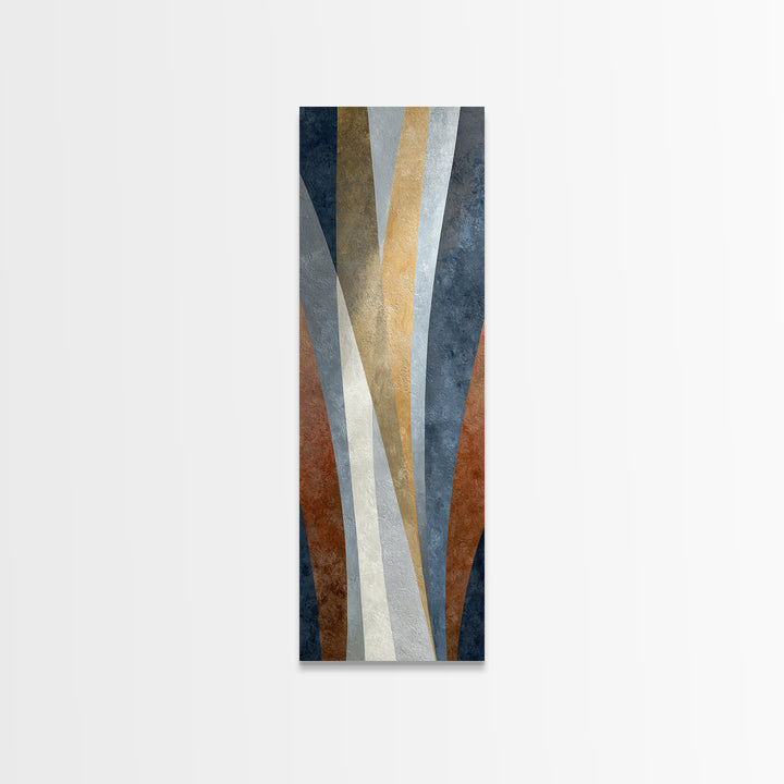 Neutral Abstract Arches Framed Canvas Print, Above Bed Art, Canvas Wall Art, Bedroom Decor, Abstract Art, Serenity, ABA-1x3-64
