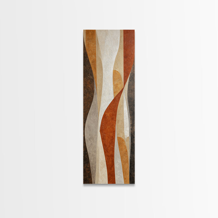 Neutral Abstract Arches Canvas Print, Above Bed Art, Living Room Decor, Bedroom Decor, Abstract Art, Serenity 388, ABA-1x3-88