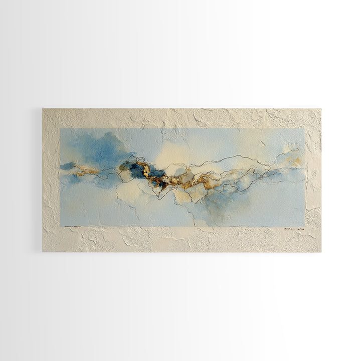 Minimal Two Figure Line Drawing Canvas Print, Above Bed Art, Printable Wall Art, Bedroom Decor, Oil Painting, Serenity, ABA-2x1-52