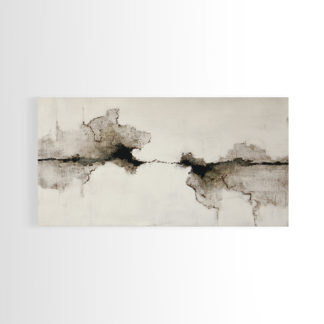 Minimal Two Figure Line Drawing Canvas Print, Above Bed Art, Living Room Decor, Bedroom Decor, Serenity 176, Piece Wall Art, ABA-2x1-76