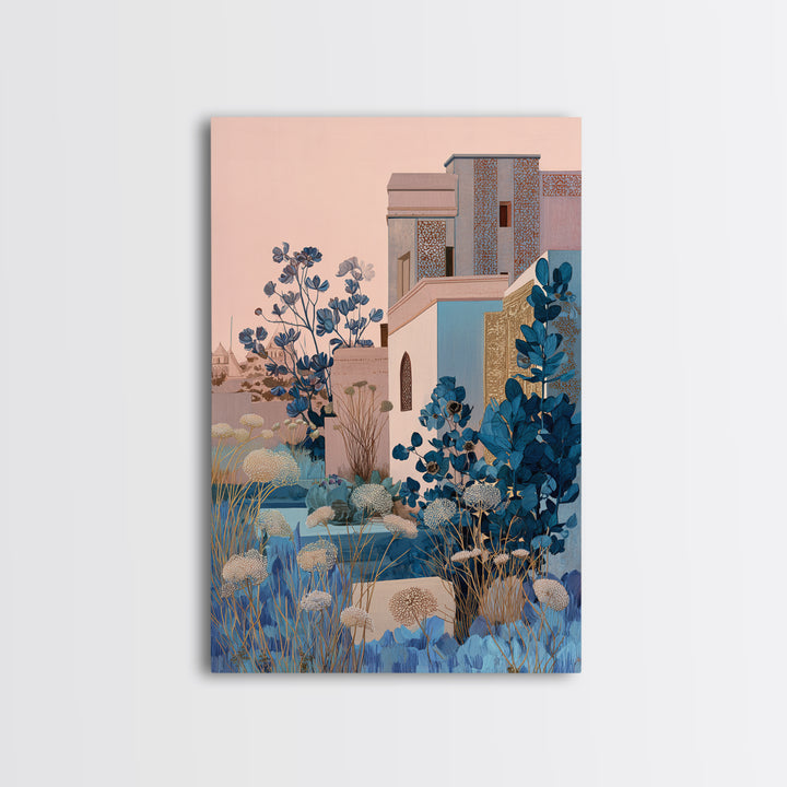 Oversized Lavender Field Framed Canvas Print, Above Bed Art, Room Decor, Bedroom Decor, Oil Painting, Serenity, Large Wall Art, ABA-2x3-51
