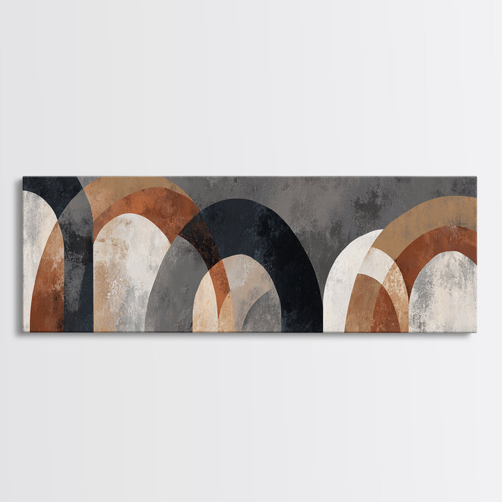 Neutral Abstract Arches Canvas Print, Above Bed Art, Photography Prints, Bedroom Decor, Fine Art, Serenity, Art Print, ABA-3x1-20