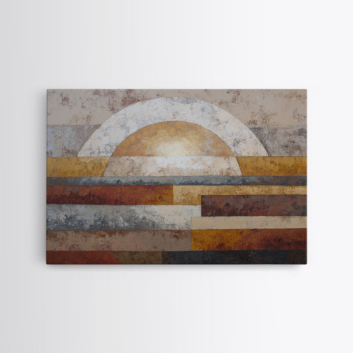 Neutral Abstract Arches Canvas Print, Above Bed Art, Boho Wall Art, Bedroom Decor, Fine Art, Serenity, Above Bed Decor, ABA-3x2-32
