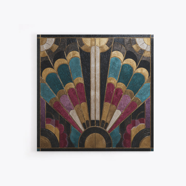 Jazz Trumpet Player Framed Canvas Print, Art Deco Art, Apartment Decor, Living Room Decor, Fine Art, Glamour, Gallery Decor, ADA-1x1-52