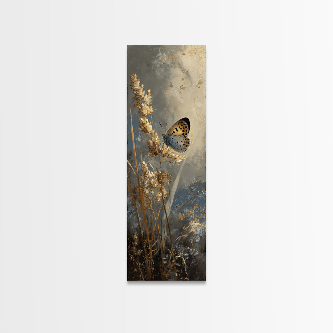Butterfly Specimen Composition Canvas Print, Animal Art, Nursery Decor, Living Room Decor, Fine Art, Creature, Nursery Art, ANI-1x3-11