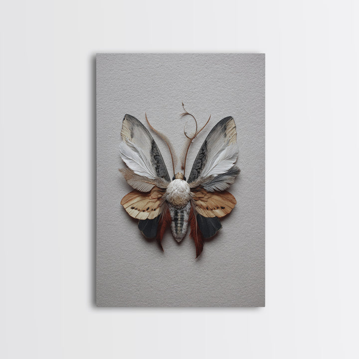 Butterfly Specimen Composition Canvas Print, Animal Art, Art, Living Room Decor, Creature, Original Art, Nursery Wall Art, ANI-2x3-79