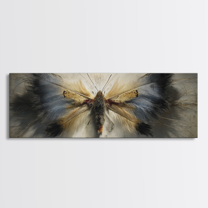 Butterfly Specimen Composition Canvas Print, Animal Art, Fine Art Print, Living Room Decor, Fine Art, Creature, Wall Decor, ANI-3x1-39