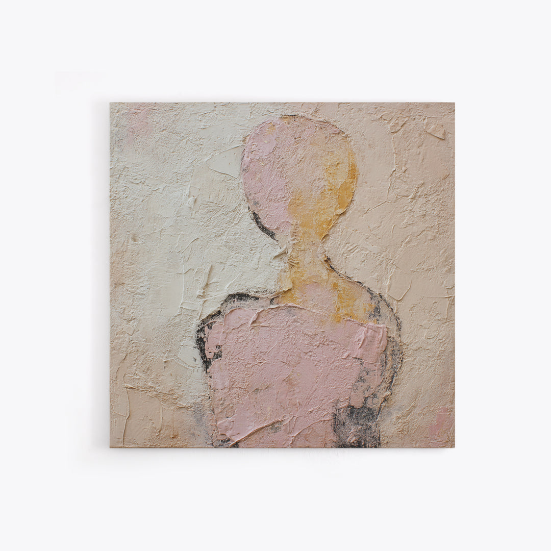 Simple Monochrome Figure Study Canvas Print, Art, Digital Wall Art, Living Room Decor, Fine Art, Framed Art, ART-1x1-36
