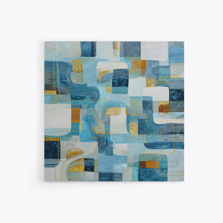 Abstract Water Forms Framed Canvas Print, Art, Canvas Art, Living Room Decor, Fine Art, Horizontal Wall Art, ART-1x1-43