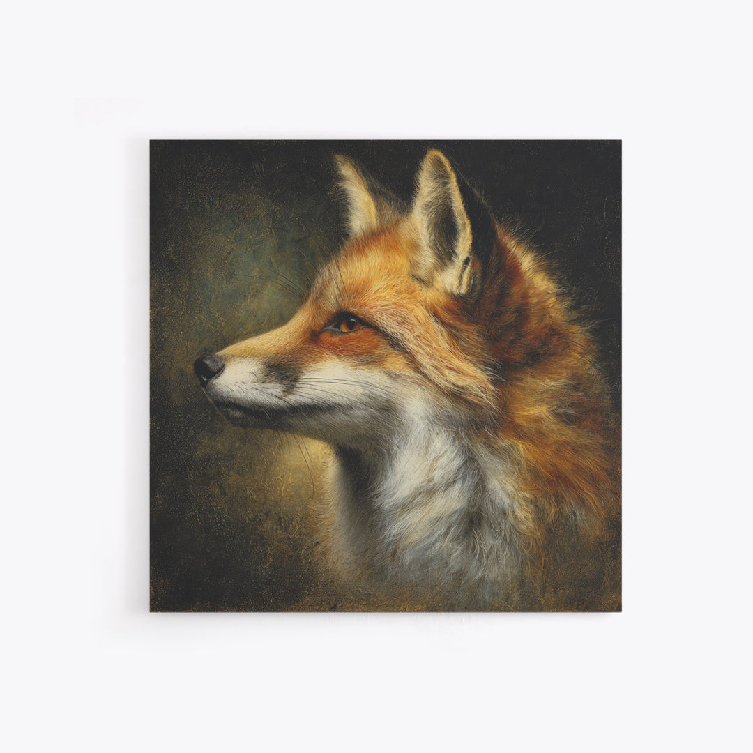 Elegant Animal Portrait Framed Canvas Print, Art, Ai Art, Living Room Decor, Fine Art, Home Decor, Gallery Decor, ART-1x1-66