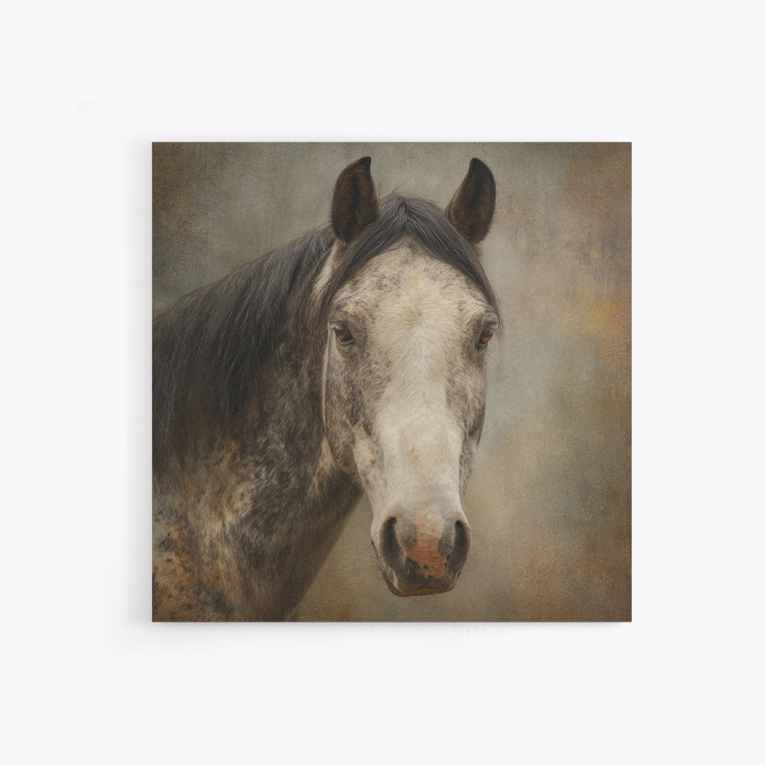 Elegant Animal Portrait Canvas Print, Art, Printable Art, Living Room Decor, Fine Art, Statement Artwork, Boho Decor, ART-1x1-90